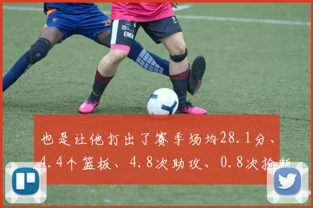也是让他打出了赛季场均28.1分、4.4个篮板、4.8次助攻、0.8次抢断和0.4次盖帽的数据